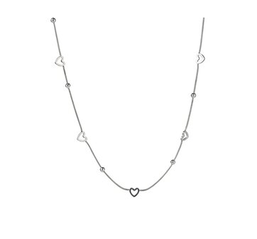 Ketting N5349-1 Smooth heart necklace zilver - ​​​​​​​Day&amp;Eve 