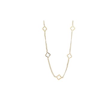 Ketting N4747-2 Big clover necklace goud - ​​​​​​​Day&amp;Eve 