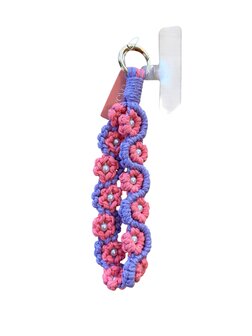 Telefoonkoord kort bloemen lila T501-1 - Day&amp;Eve