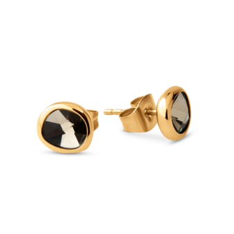 Oorbellen Abigail Champagne FE39 goud - Melano