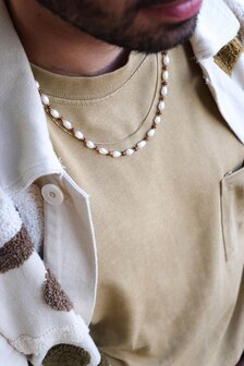 Ketting Mini Square gold - George The Label