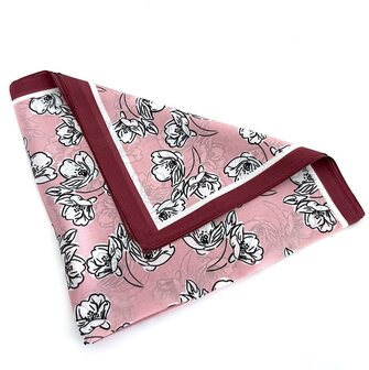 Sjaaltje S505-2 Bloemen roze - Day&amp;Eve