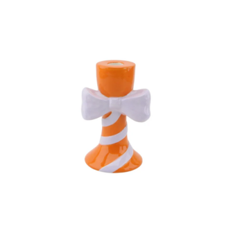 Kandelaar Strik oranje / lila - HouseVitamin