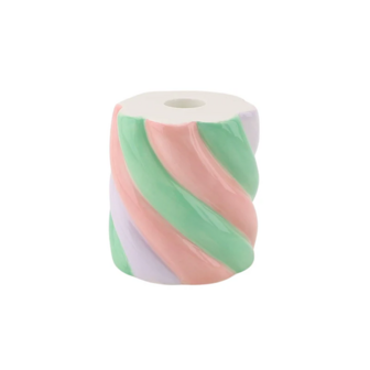 Kandelaar Spekje roze / mintgroen - HouseVitamin