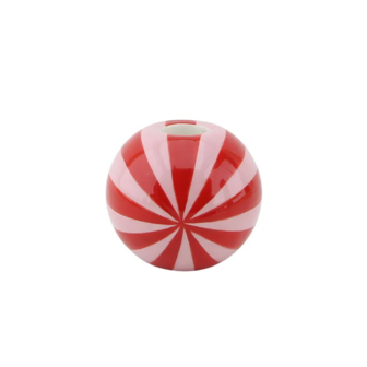 Kandelaar Swirl klein roze / rood - HouseVitamin