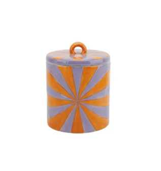 Sierpotje Swirl groot oranje / lila - Housevitamin
