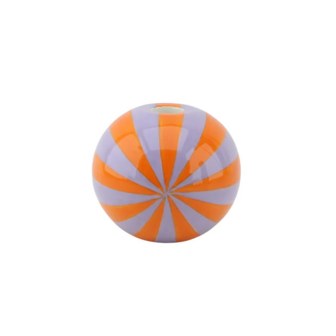 Kandelaar Swirl groot oranje / lila - HouseVitamin