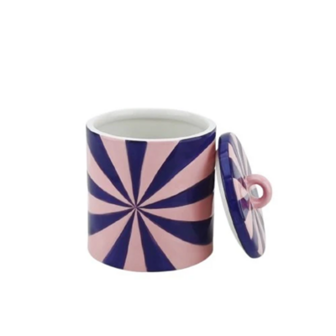 Sierpotje Swirl groot roze / blauw - Housevitamin