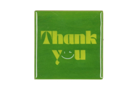 Tegeltje Thank You
