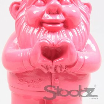 Hartje kabouter roze - Stoobz