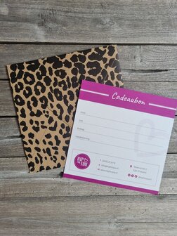Cadeaubon 20 euro 