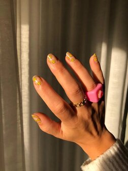 Nagel stickers Happy Hour - Blitsbee