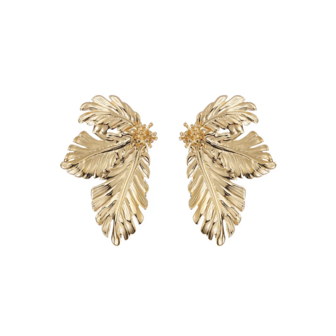 Oorbellen Leaves - Rose &amp; Camellia