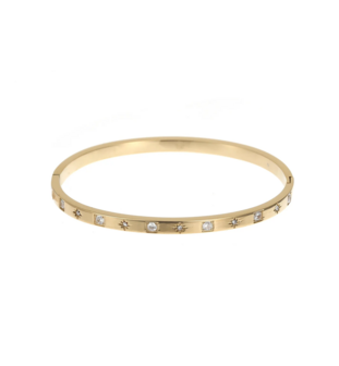 Armband bangle Diamonds goud - Rose &amp; Camellia