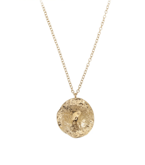 Ketting groot rondje lang goud - Rose &amp; Camellia