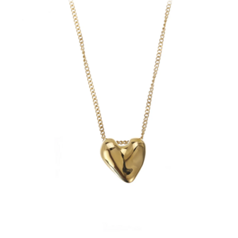 Ketting hartje goud - Rose &amp; Camellia