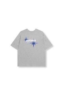 T-shirt Maggy grijs/blauw - Refined Department