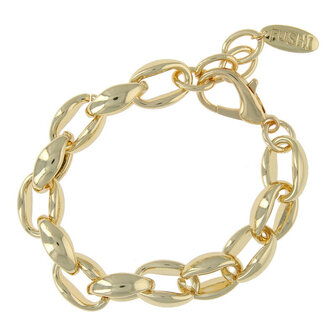 Armband schakel  FJ8403 goud - Fushi