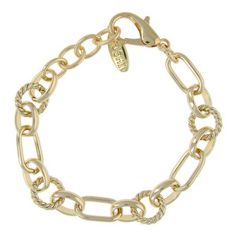 Armband schakel  FJ8405 goud - Fushi