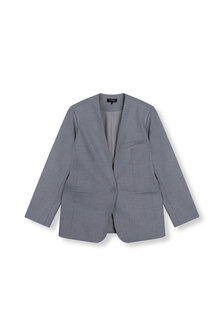 Blazer met backprint Mea grijs - Refined Department