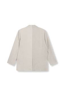 Blazer geruit en effen Bodi beige - Refined Department