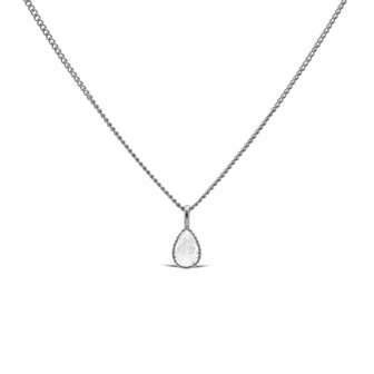 Ketting  LILY Druppel Zirconia Silver - Karma