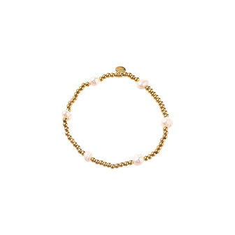 Armband B56005-2 Balsy pearl goud - Day&amp;Eve