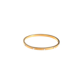 Armband bangle B56026-2 Pearly goud - Day&amp;Eve