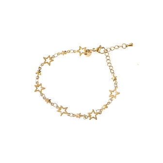 Armband B56044-2 Open star goud - Day&amp;Eve