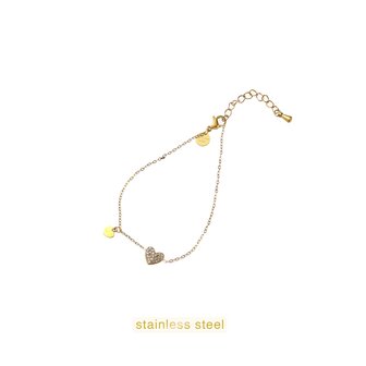 Armband B56398-2 Little sparkly heart goud - Day&amp;Eve