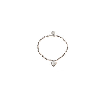 Armband B56002-1 Balsy heart zilver - Day&amp;Eve