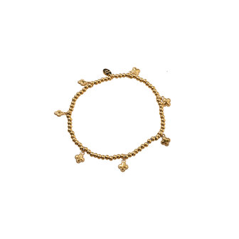 Armband B56004-2 Balsy clover goud - Day&amp;Eve