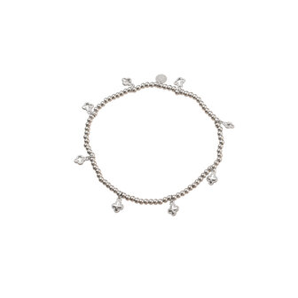 Armband B56004-1 Balsy clover zilver - Day&amp;Eve