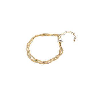 Armband B56061-2 Fine braided goud - Day&amp;Eve
