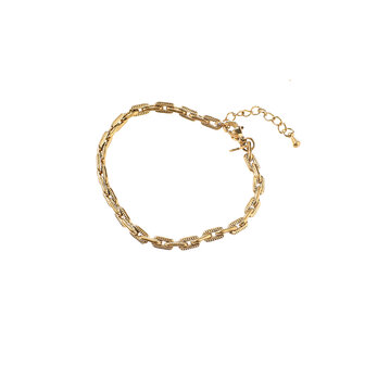 Armband B56033-2 Bold link goud - Day&amp;Eve