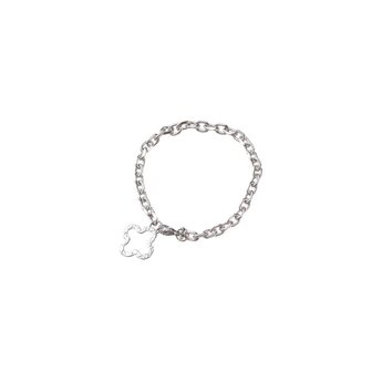 Armband B56073-1 Clover pendant zilver - Day&amp;Eve