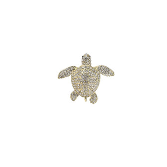 Broche BR574-2 Sparkly turtle Broche - Day&amp;Eve