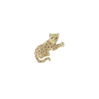 Broche BR587-2 Sparkly leopard Broche - Day&amp;Eve