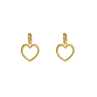 Oorbellen E56274-2 Big heart hoop goud - Day&amp;Eve