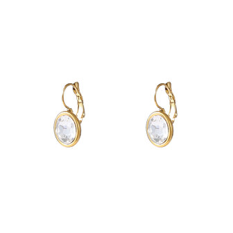 Oorbellen E56377-1 French hook oval goud - Day&amp;Eve