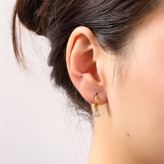 Oorbellen E56427-2 Sparkly kersje hoop goud - Day&amp;Eve