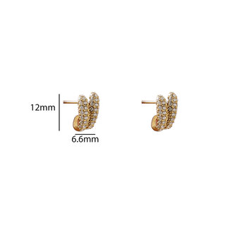 Oorbellen E56362-2 Sparkle drop goud - Day&amp;Eve