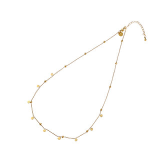 Ketting N56336-2 Kleine blaadjes goud - ​​​​​​​Day&amp;Eve