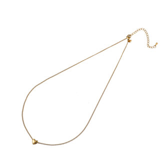 Ketting N56081-2 subtiel hartje goud - ​​​​​​​Day&amp;Eve