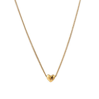 Ketting N56081-2 subtiel hartje goud - ​​​​​​​Day&amp;Eve