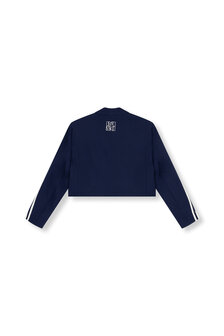 Korte blazer met streep op mouw Niv donkerblauw - Refined Department