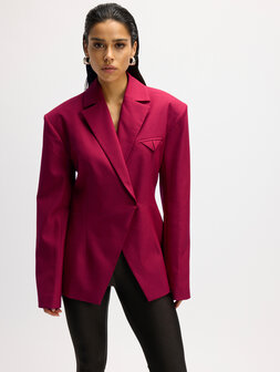 Getailleerde blazer Miley Bordeaux rood - Refined Department