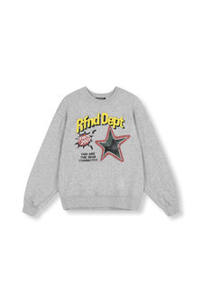 Sweater oversized Jayne grijs - Refined Department