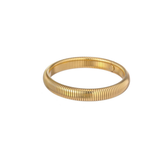 Armband B4713-2 Spring bracelet 10 mm goud - Day&amp;Eve