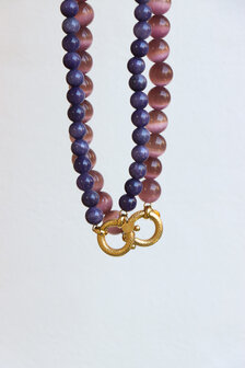 Ketting K.SK.201.1 Indigo snake goud - Label Kiki